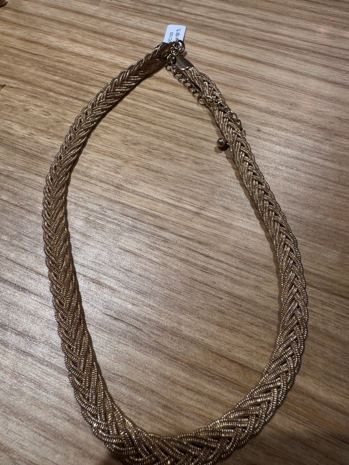 Örgü Gold Kolye - Görsel 2