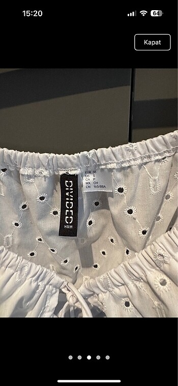 s Beden H&M Crop Üst