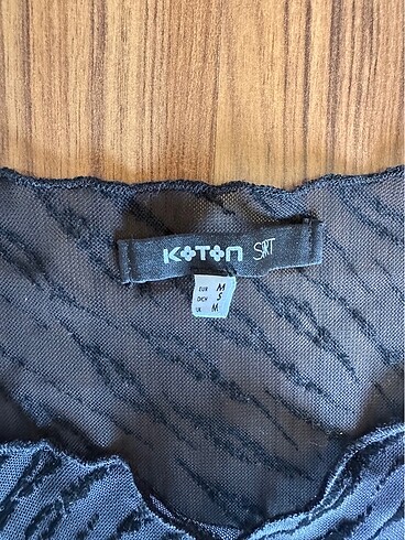 s Beden Koton Transparan Üst