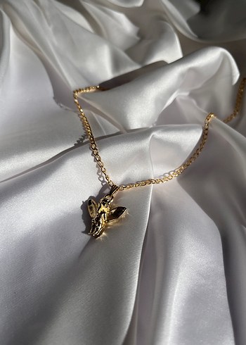 Accessorize Altın Renk Zincir Detaylı Midi Kolye