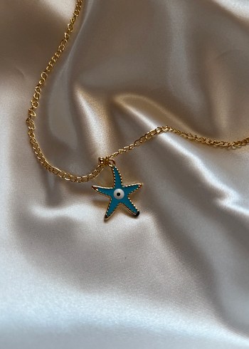 Accessorize Renkli İşlemeli Deniz Yıldızı Kolye
