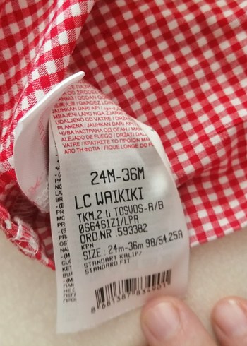 Kız Çocuk Kırmızı Pamuklu Fırfırlı yakalı gömlek - Görsel 4