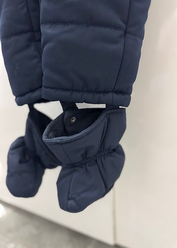 Kapitone Kumaşlı Yeşil Erkek Bebek Tulumu chicco marka - Görsel 3