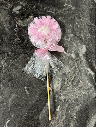 Papatya mum süslü (hediyelik mum) - Görsel 5