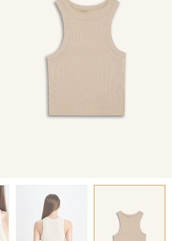 Defacto Slim fit dar kesim halter yaka fitilli kaşkorse kadın atlet