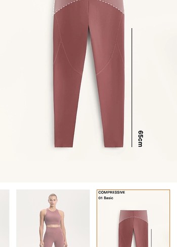 Oysho compressive raise yüksek bel Tayt - Görsel 7