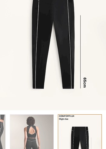 Oysho comfortlux biye detaylı yüksek belli bilek hizasında tayt - Görsel 7