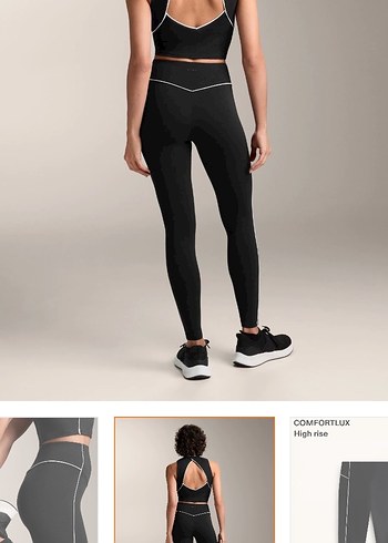 Oysho comfortlux biye detaylı yüksek belli bilek hizasında tayt - Görsel 6