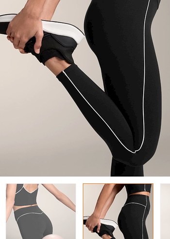 Oysho comfortlux biye detaylı yüksek belli bilek hizasında tayt - Görsel 5