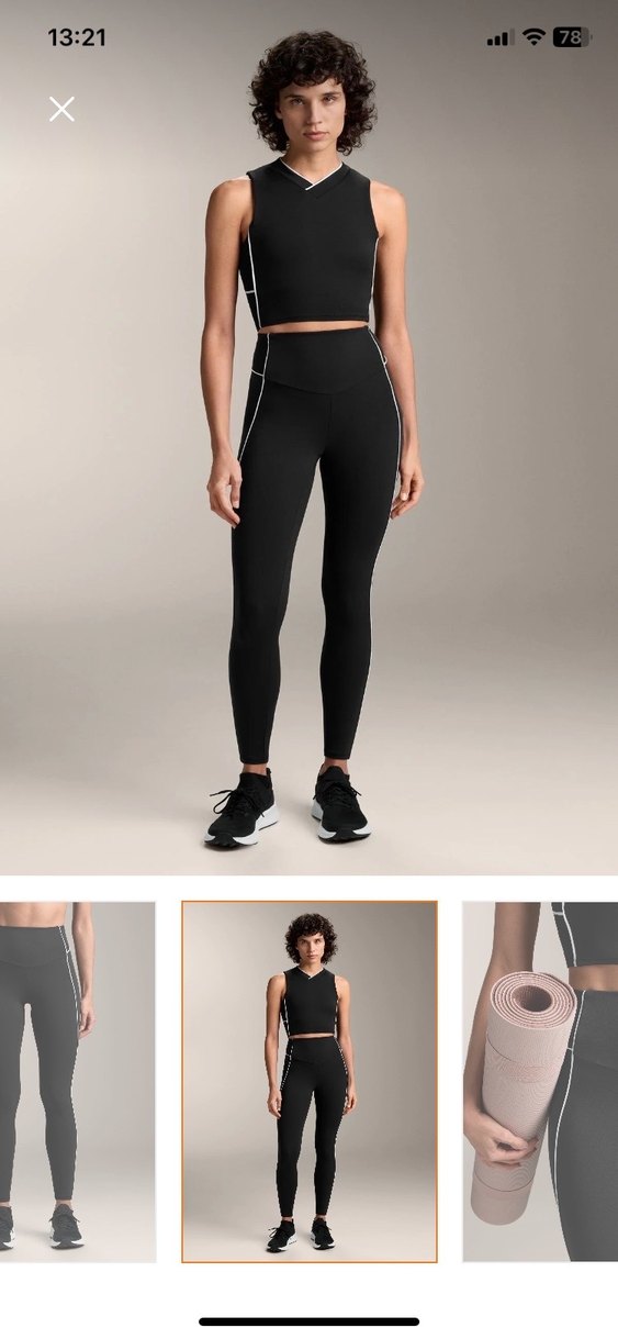 Oysho comfortlux biye detaylı yüksek belli bilek hizasında tayt - Görsel 2