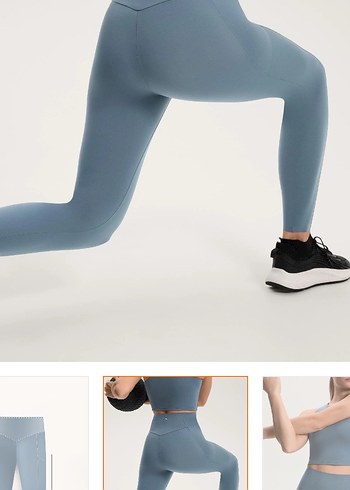 Oysho compressive cepli yüksek belli bilek hizasında tayt - Görsel 4