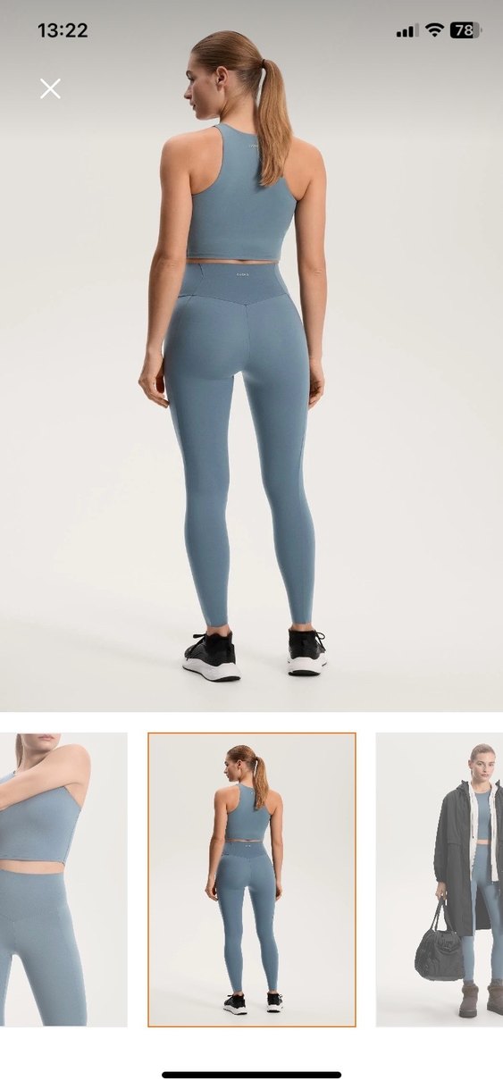 Oysho compressive cepli yüksek belli bilek hizasında tayt - Görsel 5