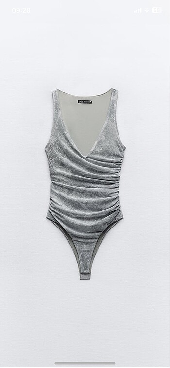 Zara desenli tül body