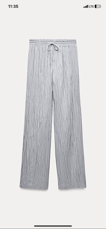 Zara pilili pantolon