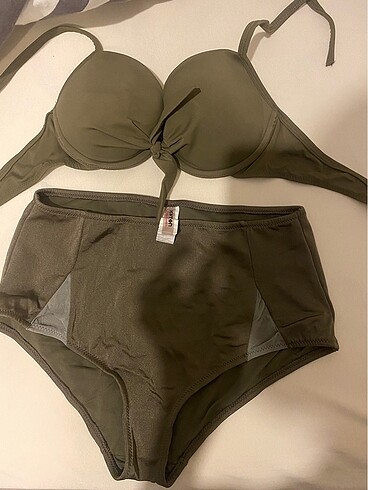 Haki bikini takımı