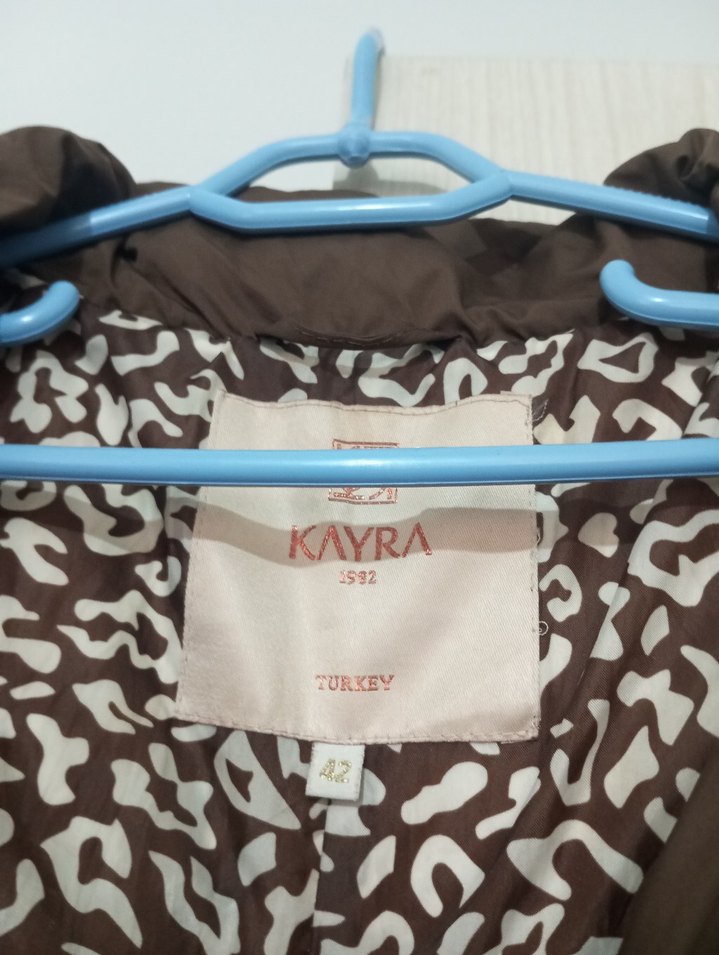 Kayra Kahverengi Kürklü Uzun Kadın Kışlık Mont - Görsel 2