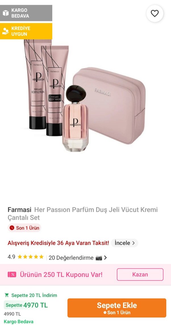 Farmasi Her Passion Çantalı Parfüm - Görsel 3