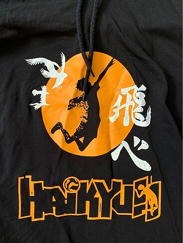 xl Beden haikyuu sweatshirt