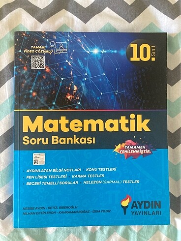 Aydın Yayınları 10.Sınıf Konu Anlatımlı Soru Bankası