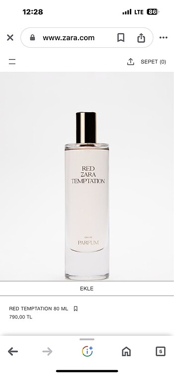 Zara red temptation
