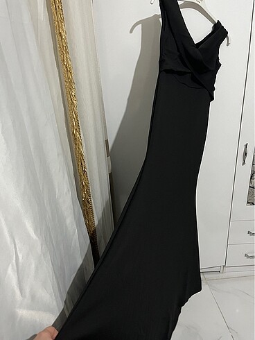 Siyah abiye elbise - Görsel 10
