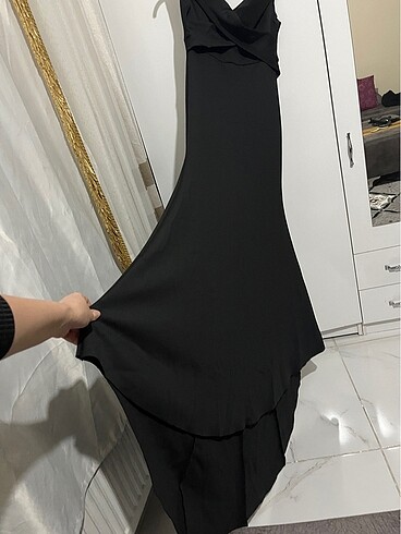 Siyah abiye elbise - Görsel 9
