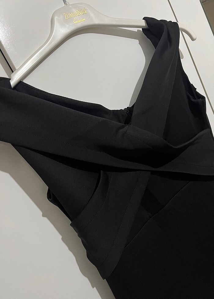 Siyah abiye elbise - Görsel 5