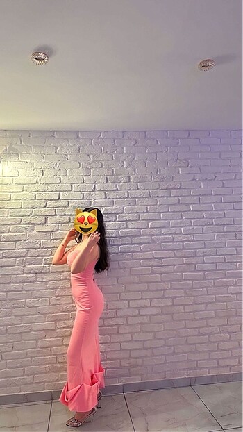 Pembe abiye - Görsel 6