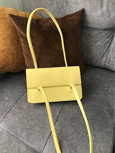  Beden Sarı kol çantası