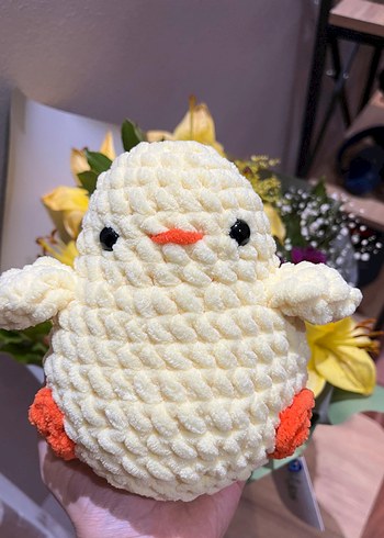 Sarı Peluş Civciv Oyuncak amigurumi