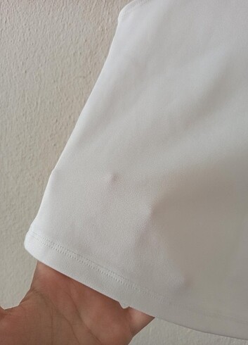 m Beden Beyaz Askılı Crop