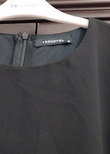 siyah  ara boy   Salaş Elbise - Görsel 4