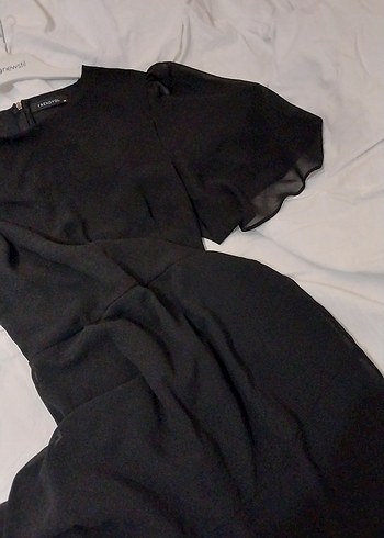 siyah  ara boy   Salaş Elbise - Görsel 6