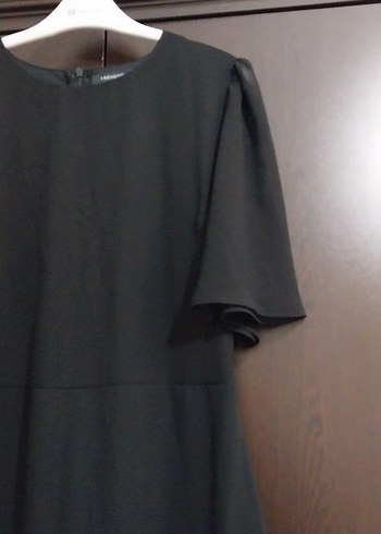 siyah  ara boy   Salaş Elbise - Görsel 2