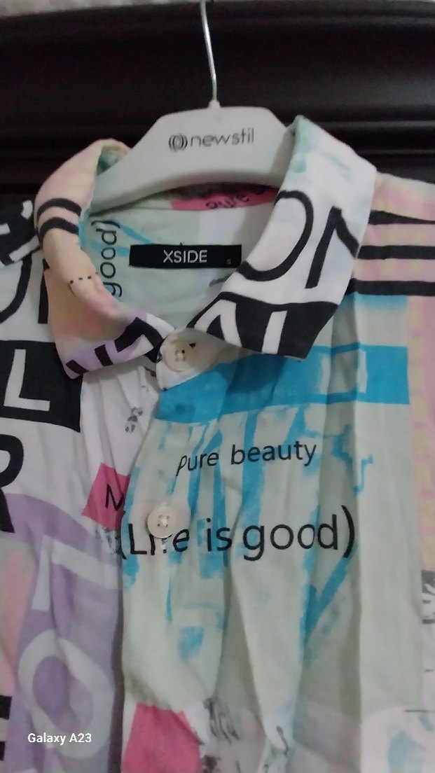 Çok Renkli Baskılı Kısa Kollu Erkek Gömlek - Görsel 2