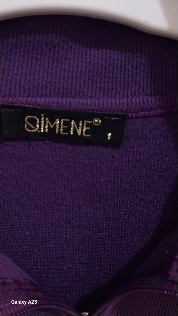 Mor Kemerli Uzun Sweatshirt - Görsel 4