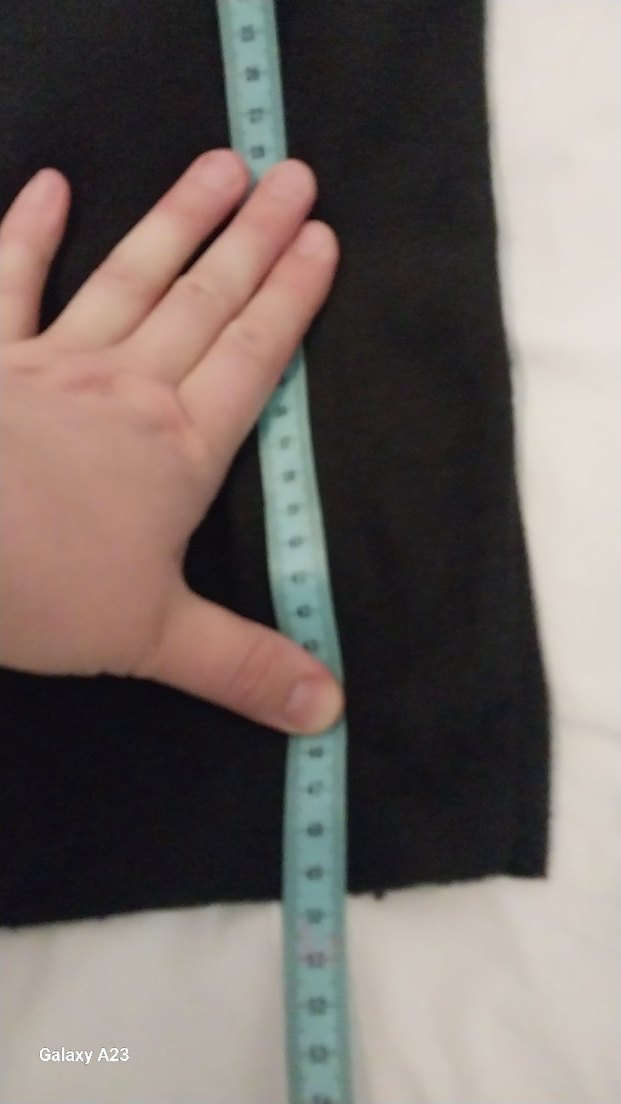 Kız Çocuk Siyah Kısa Kollu Basic Tişört - Görsel 4