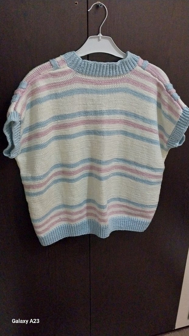 Kadın Pastel Renkli V Yaka Triko Süveter - Görsel 4