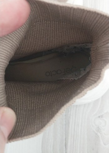 Bej Elastik Günlük Spor Ayakkabı - Görsel 5