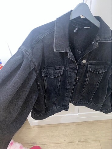 l Beden H&M BALON KOL DENİM CEKET