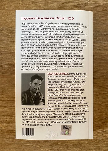 1984 - George Orwell, Modern Klasikler Dizisi