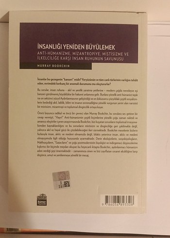 Beden İnsanlığı Yeniden Büyülemek - Murray Bookchin