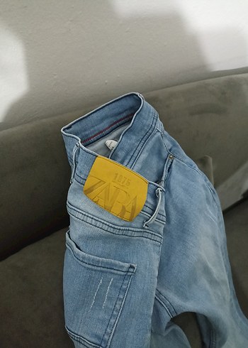 ZARA KOT DENİM PANTOLON - Görsel 3