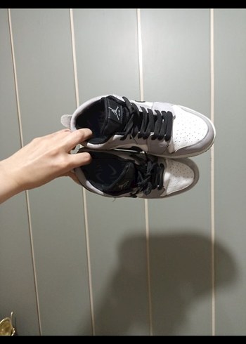 Gri Kadın Spor Ayakkabı Siyah Detaylı 37 numara - Görsel 3