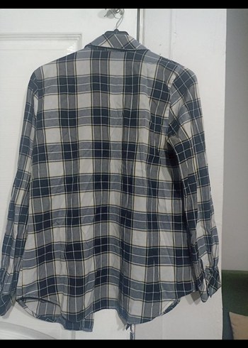 DeFacto Kareli Düğmeli Kadın Gömlek - Görsel 2