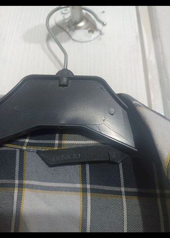 DeFacto Kareli Düğmeli Kadın Gömlek - Görsel 3