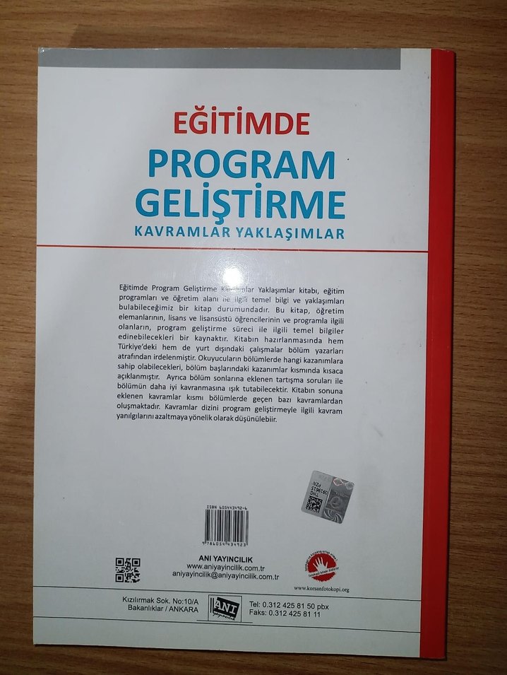Eğitimde Program Geliştirme Kitabı Hasan Şeker - Görsel 2