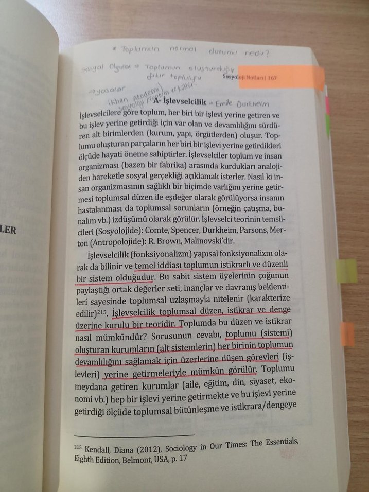 Sosyoloji Notları - Tevfik Erdem - Görsel 3