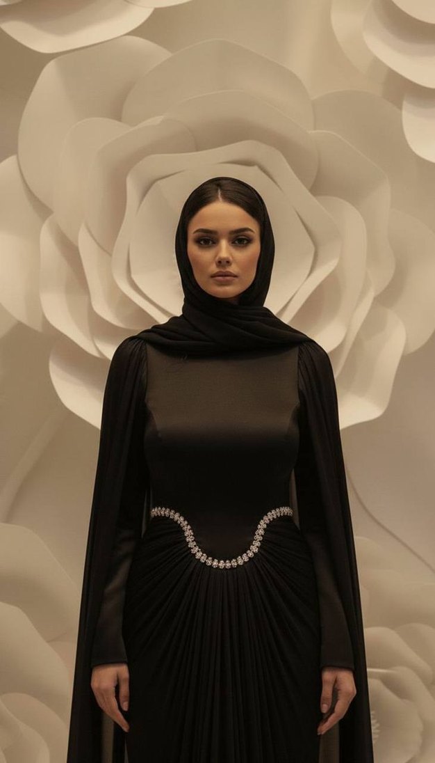 38-40-42-44-46 bedenler siyah pudra sıfır ürün - Görsel 2