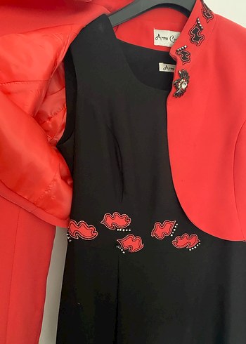 Zara Klasik Nar çiçeği Ceketli Uzun Kadın Takım